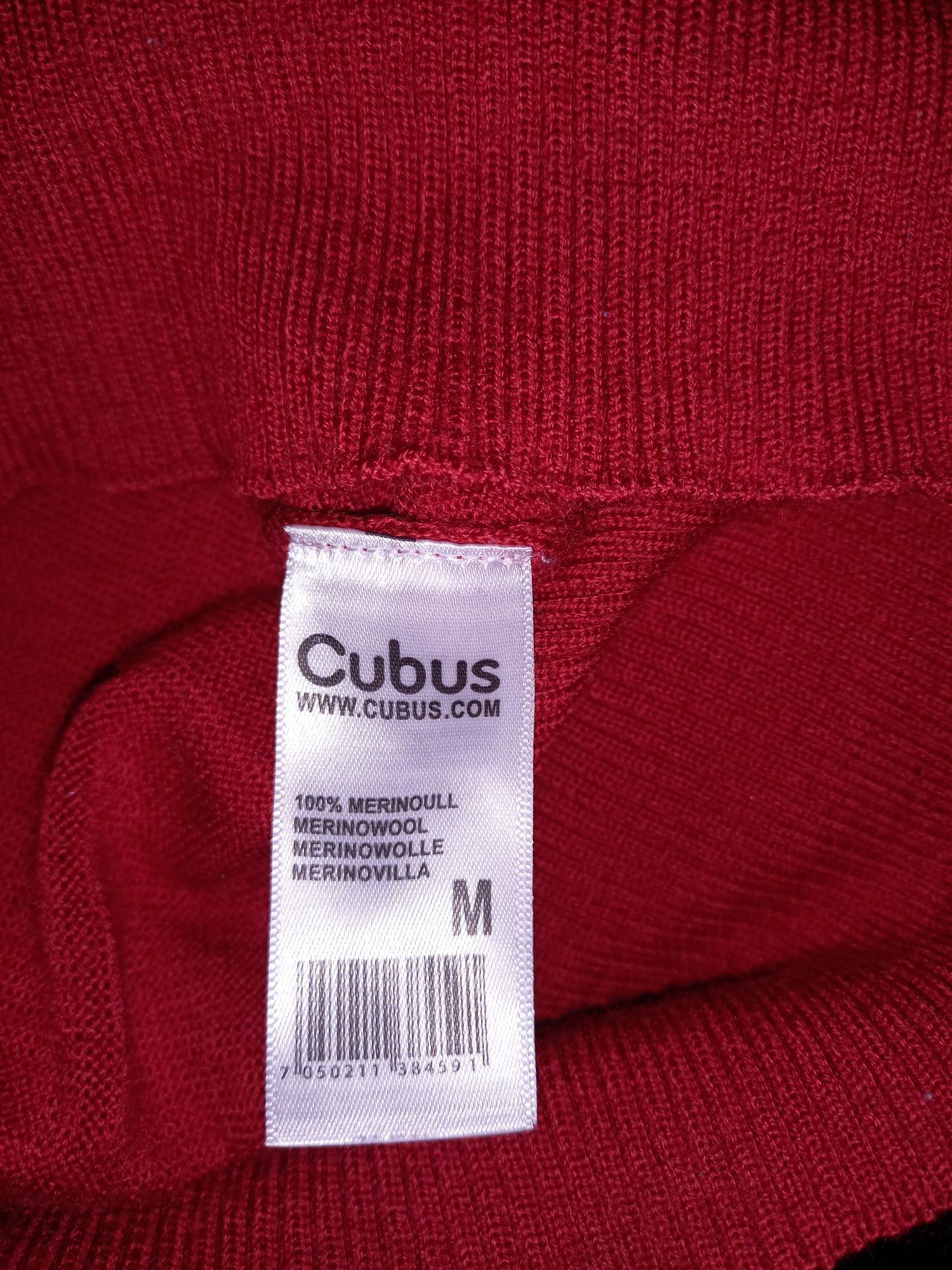 Lekki sweter 100% wełna merynosowa Cubus