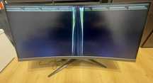 Monitor gamingowy ASUS 35" XG35VQ UWQHD 100Hz uszkodzony, nowy 3500zł!