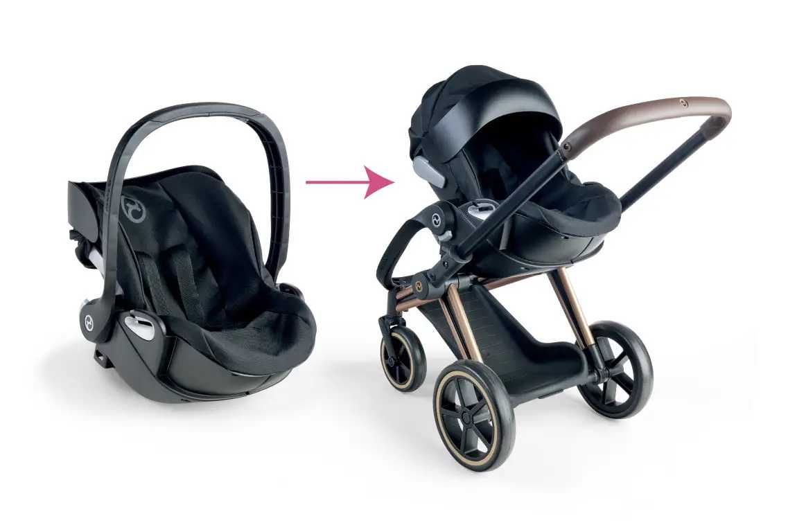Коляска для ляльки Corolle 3 в 1 "Cybex Priam" зі знімною люлькою