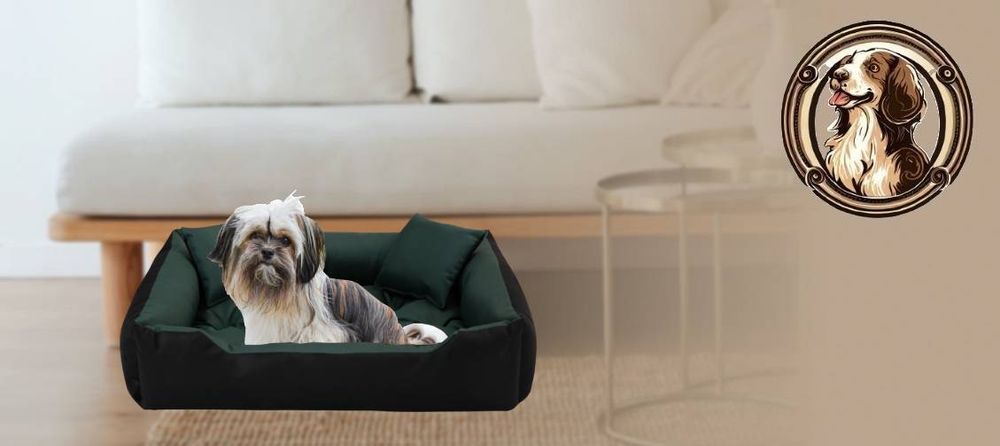 Legowisko Dla Psa Kojec Ecco 55X45 Cm Wodoodporne Zielone