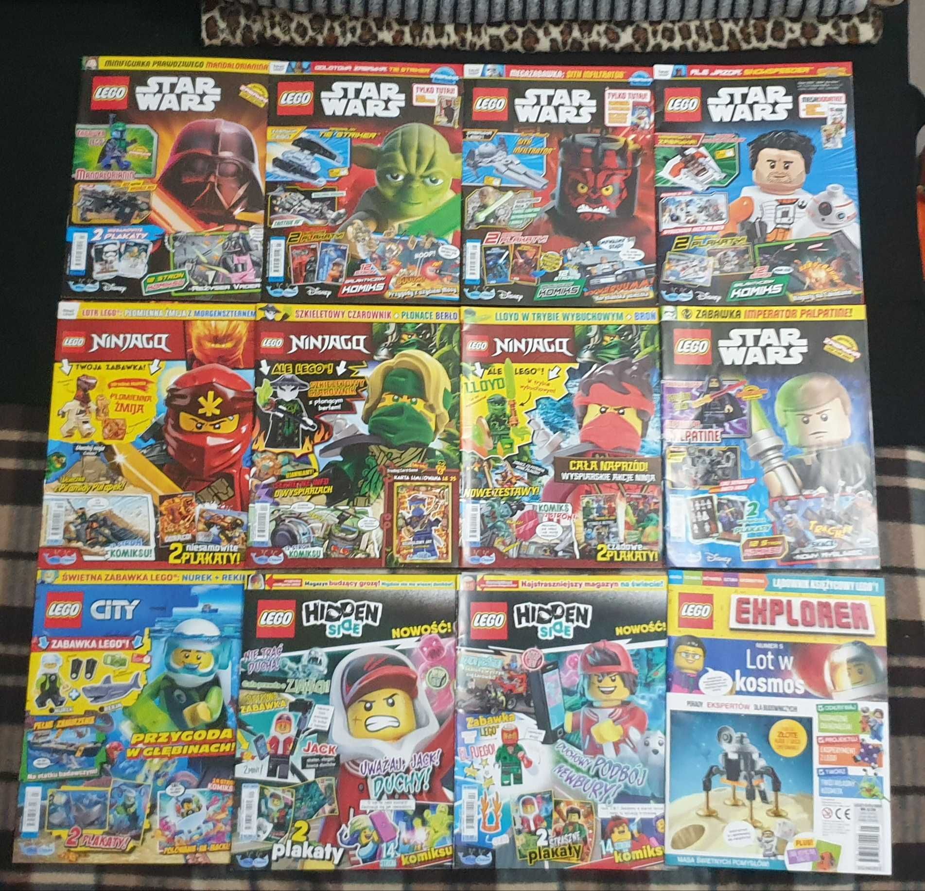 12 magazynów LEGO Star Wars Ninjago City Hidden Side Explorer