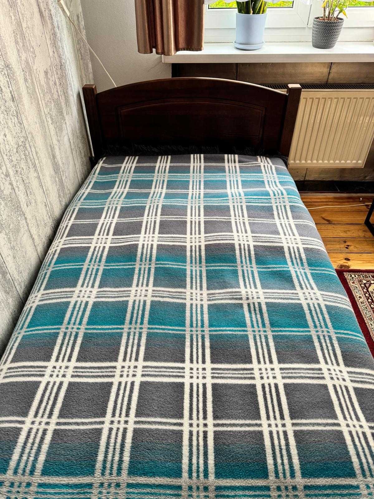 łóżko 1-osobowe, drewniane, 100x210 (90x200)