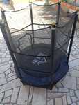 Trampolim Homcom preto +3 anos