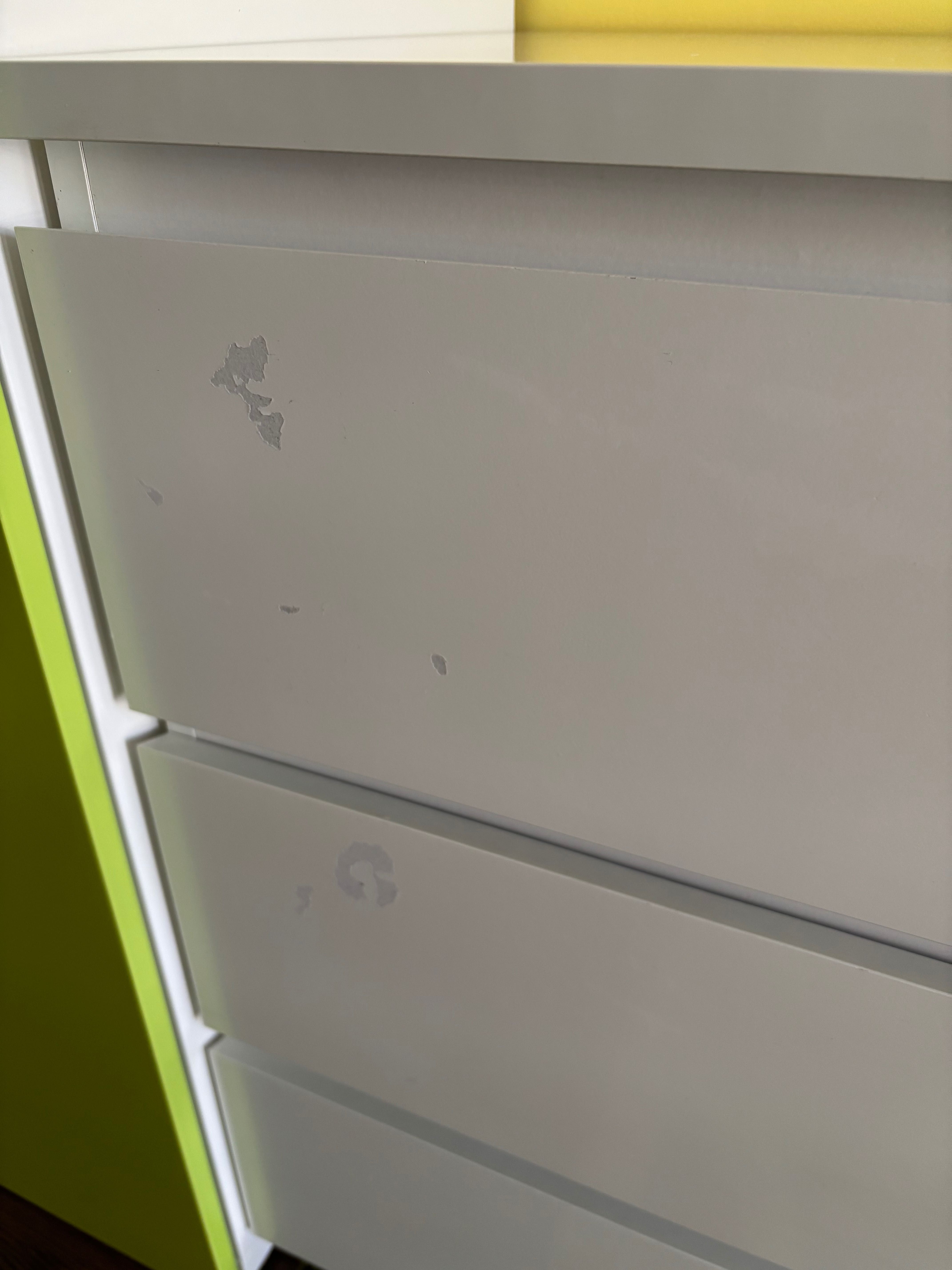Ikea szafa stuva, komoda biała malm