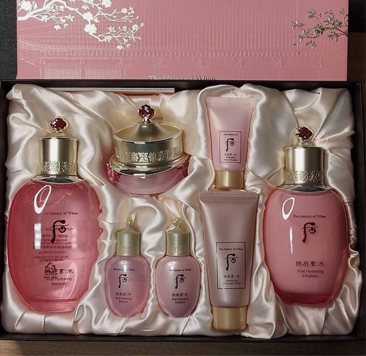 The history of Whoo Gongjinhyang Soo Vital Hydrating Set, 7 item