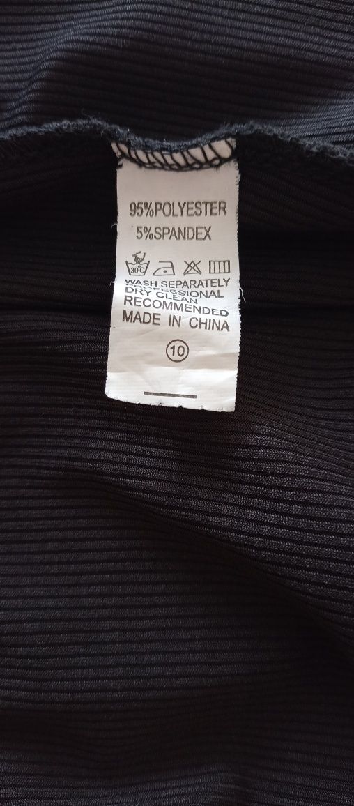 Czarne body Missguided rozmiar 42 długi rękaw