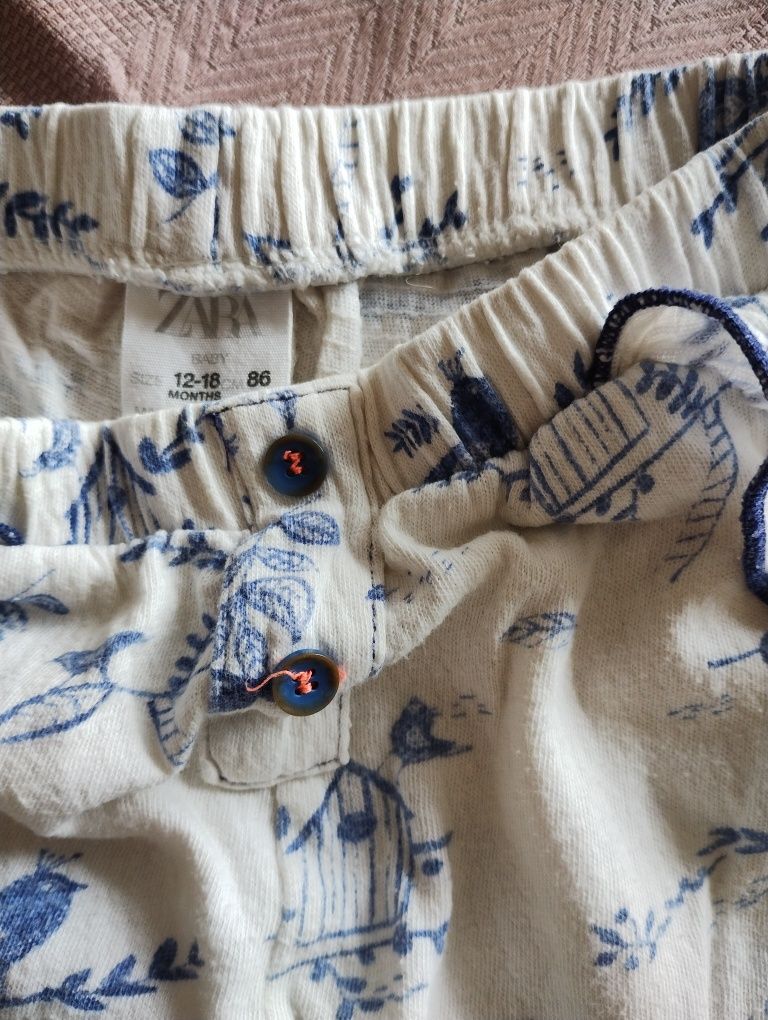 Calças estampadas 12/18 meses -Zara