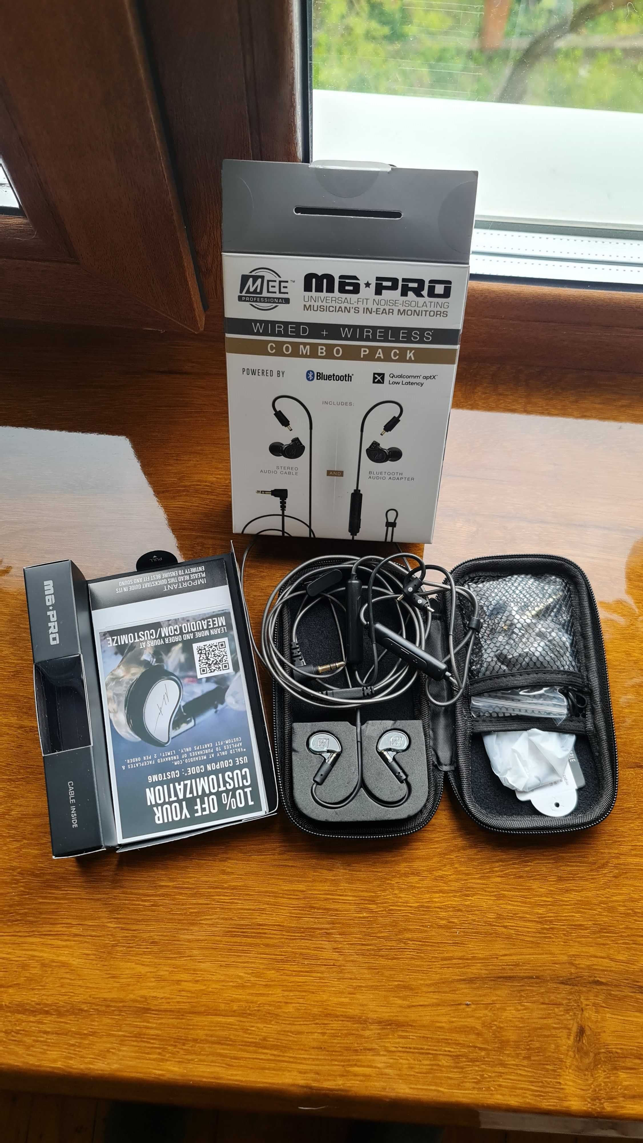 Навушники - MEE AUDIO M6 PRO (Wireless Combo Pack) (моніторинг)