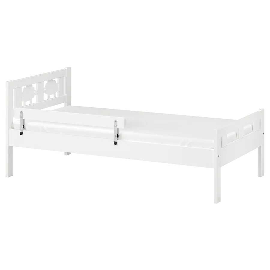 Łóżko Kritter Ikea 70x160 +materac UNDERLING + barierka vikare