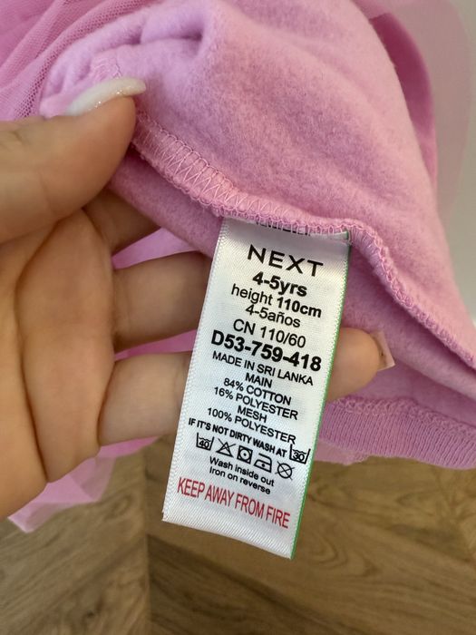 Плаття сукня next 4-5 на флісі