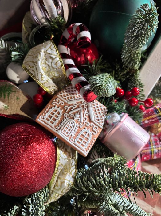 Гірлянда різдвяна для дверей камінів