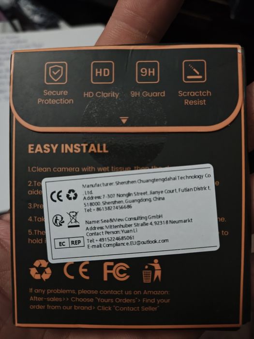 Lensarmor® Desert Titanium iPhone 16 Pro/Pro Max Ochraniacz obiektywu