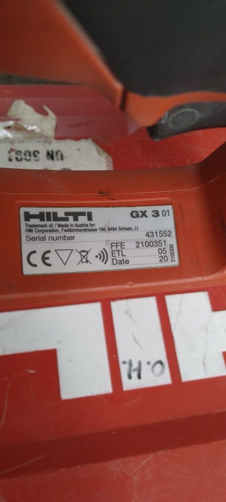 Газовий монтажний пістолет Hilti GX3