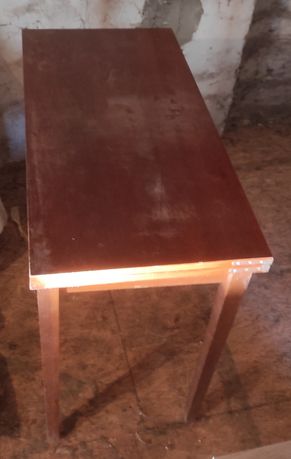 Stół biurko drewniane PRL