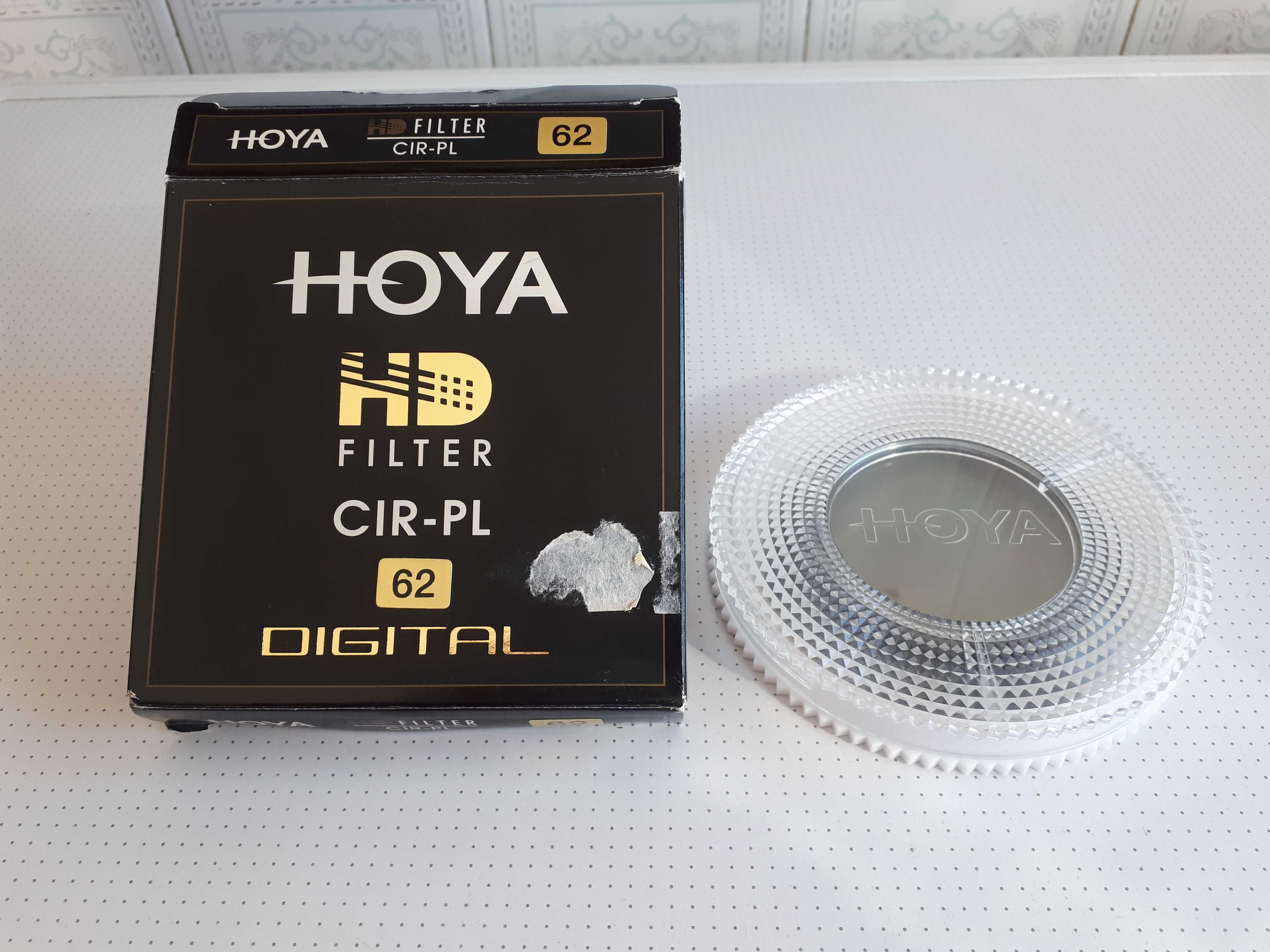 Filtro Hoya HD Cir-PL 62 sem uso NOVO