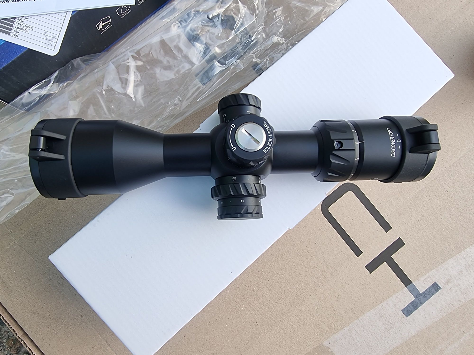 Оптический прицел Discovery Optics HD 3-12x44 SFIR (30 мм, подсветка)