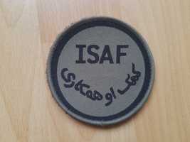 Naszywka wojskowa ISAF.