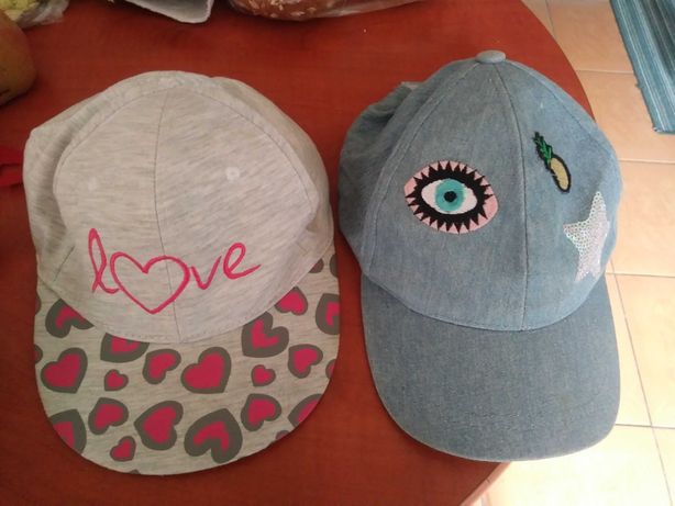 2 czapki dla dziewczynki 10-15 lat