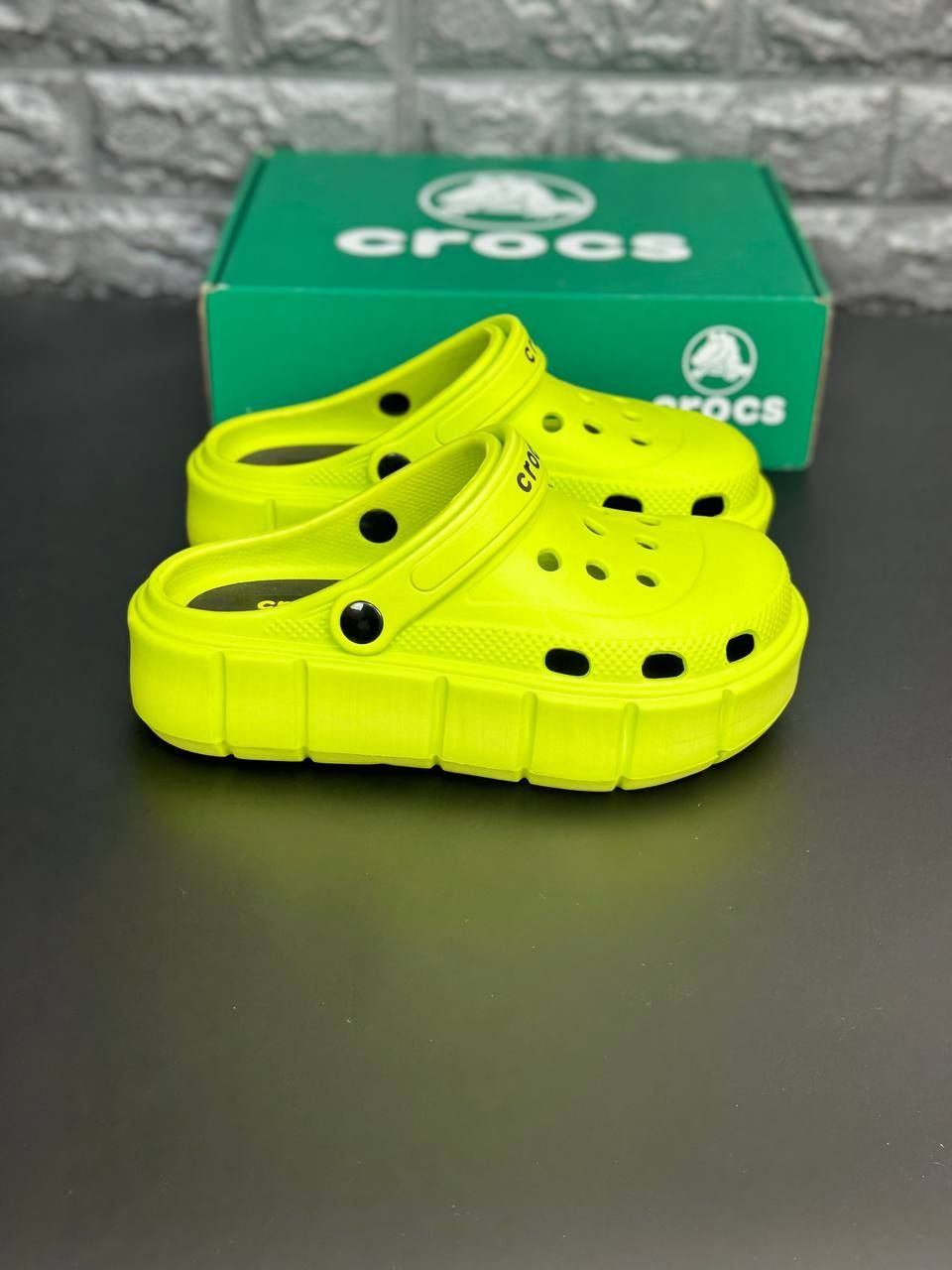 ЯРКИЕ кроксы  Crocs ЖЕНСКИЕ шлёпанцы салатовые Крокс 35-41