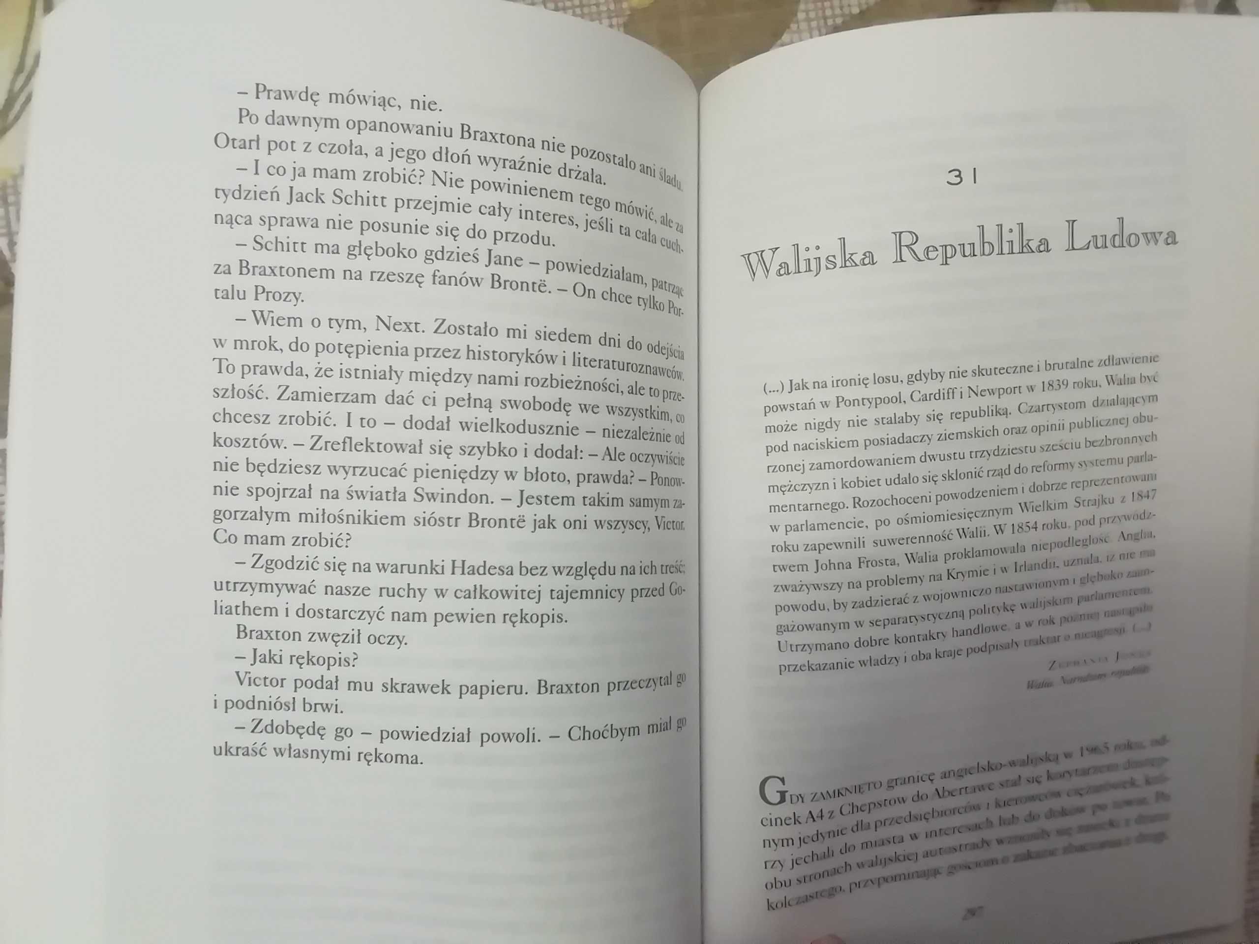 Porwanie Jane E.. Thursday Next, detektyw literacki