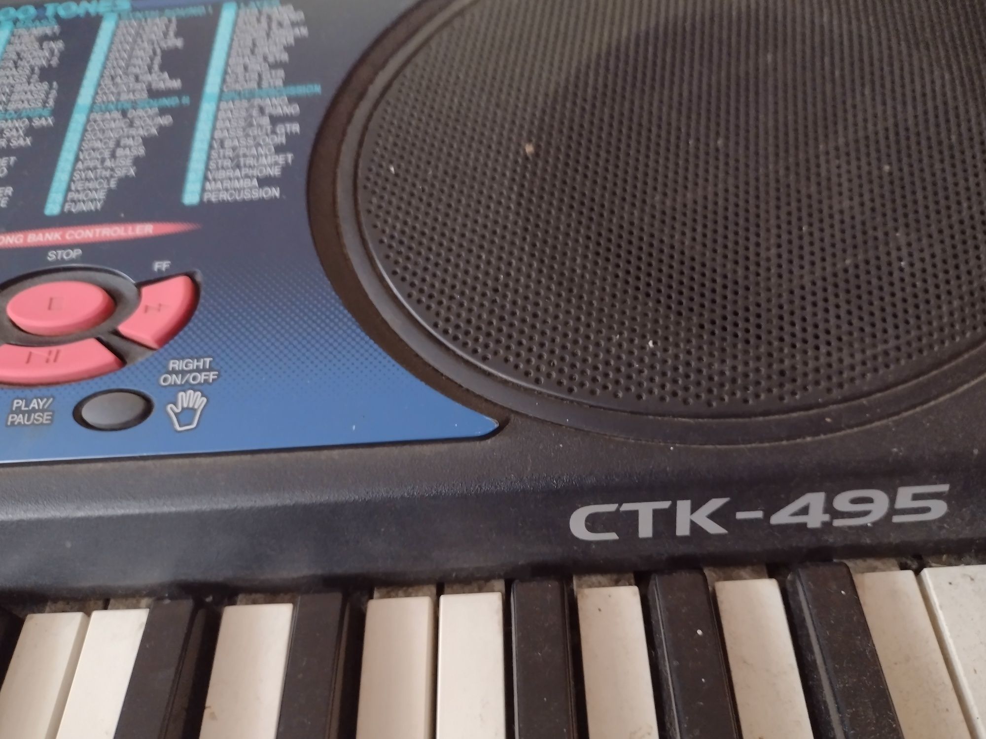 Keyboard pianino organy casio ctk 495
