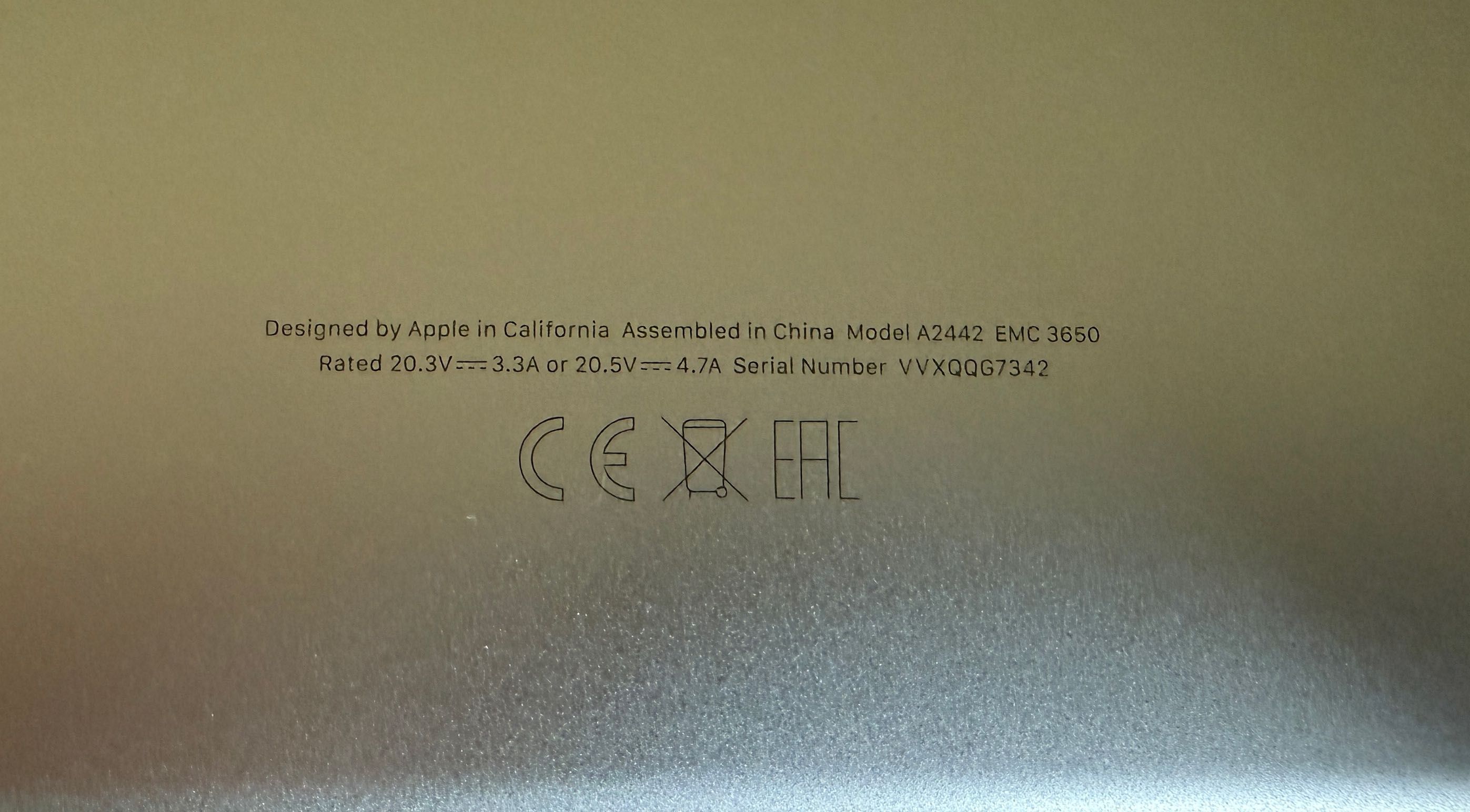 Apple Macbook Pro 14" A2442 M1 Pro 16GB 1TB SSD - Space gray/Szary