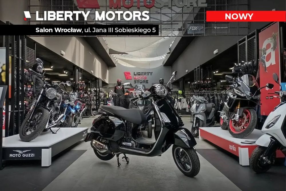 Vespa GTS Super 125 Nowy - zarejestrowany - SUPER CENA // Liberty Motors Wrocław