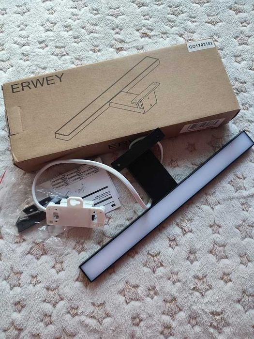 Lampa Łazienkowa Nad Lustro Obraz Led 5W 30Cm Czarna