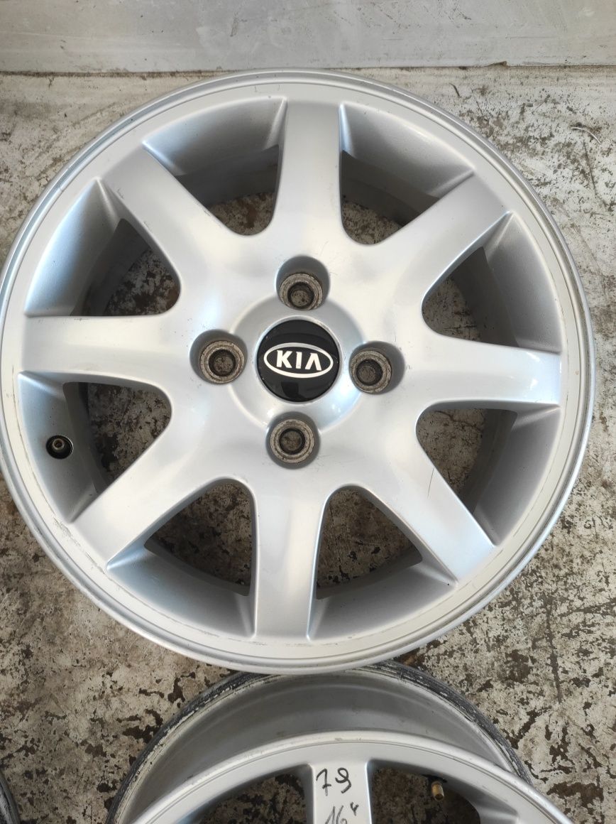 79 Felgi aluminiowe ORYGINAŁ KIA R 16 4x114,3 VOLVO V 40