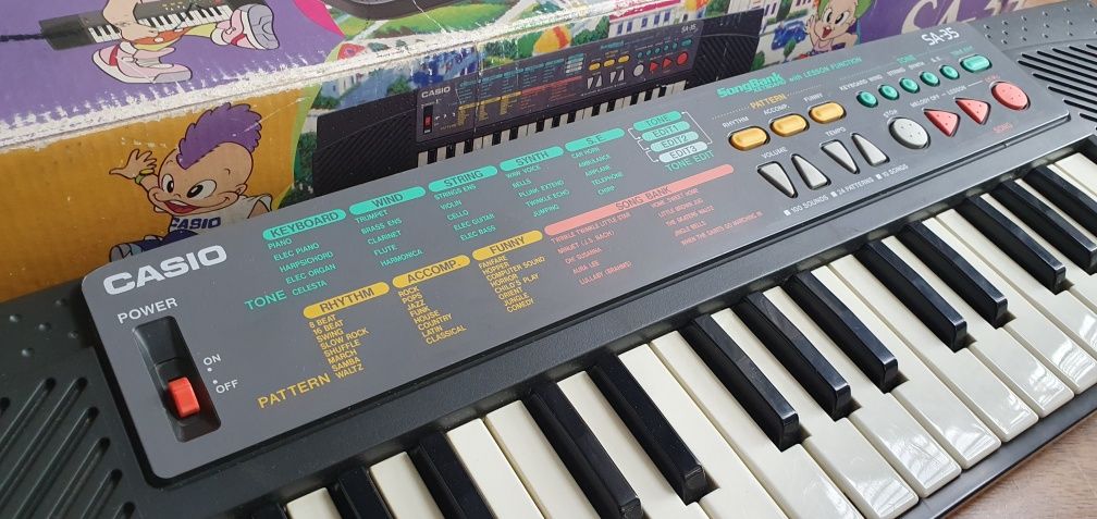 Keyboard CASIO SA-35 1988r.
