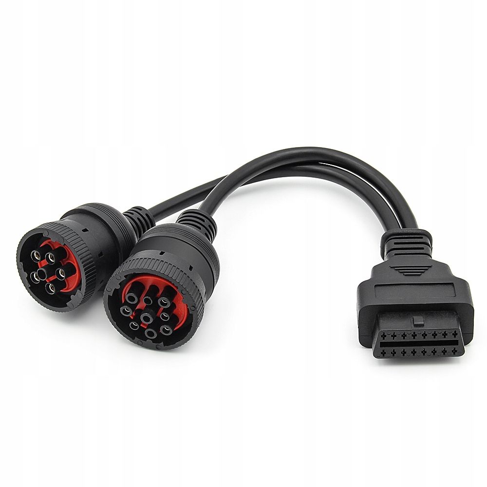 Adapter Diagnostyczny Przejściówka OBD2 do 6Pin J1708 9Pin J1939