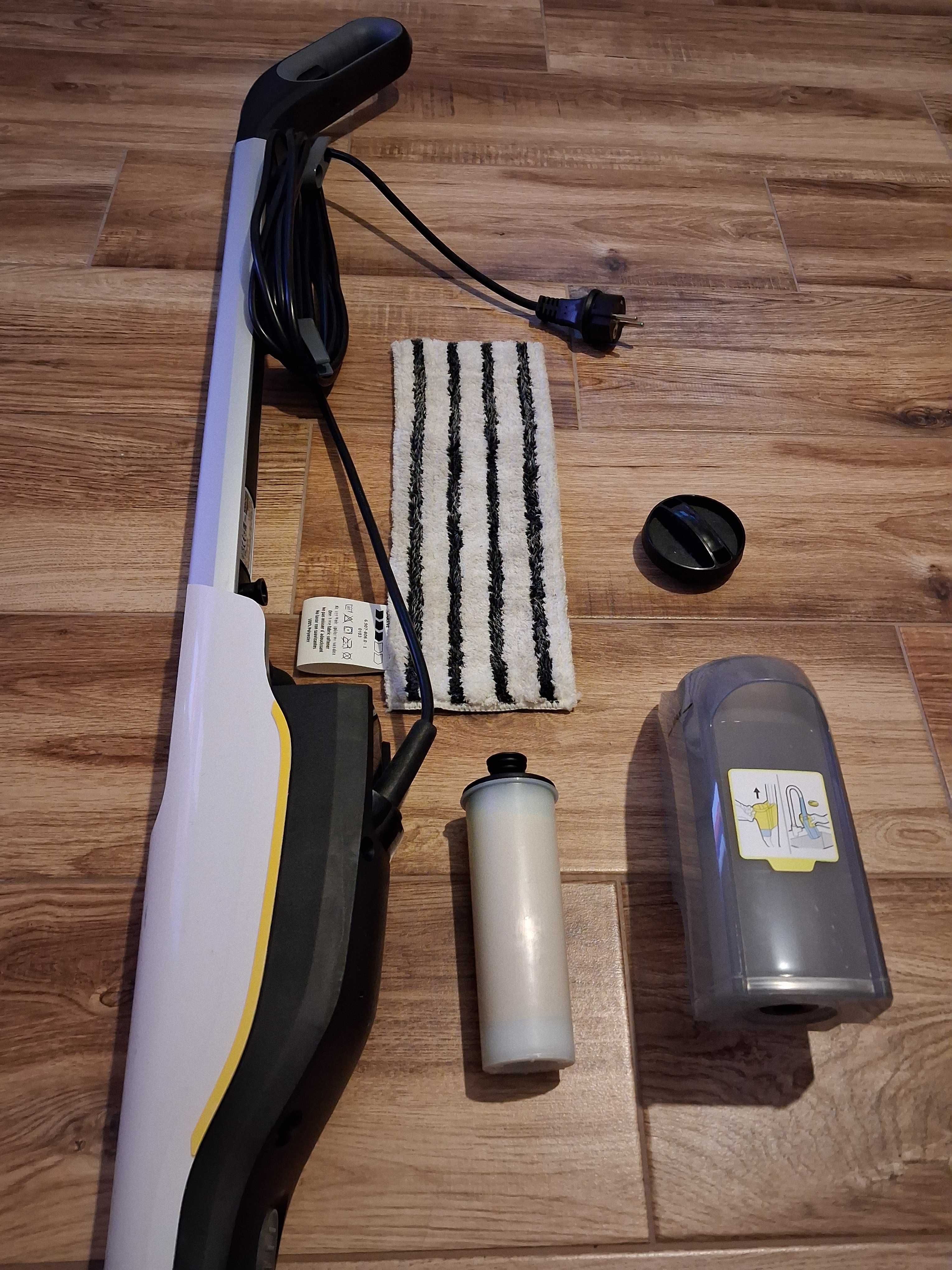 Mop parowy karcher zestaw