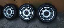Alufelgi Borbet 4x100 opony 15 VW Passat Golf Vento