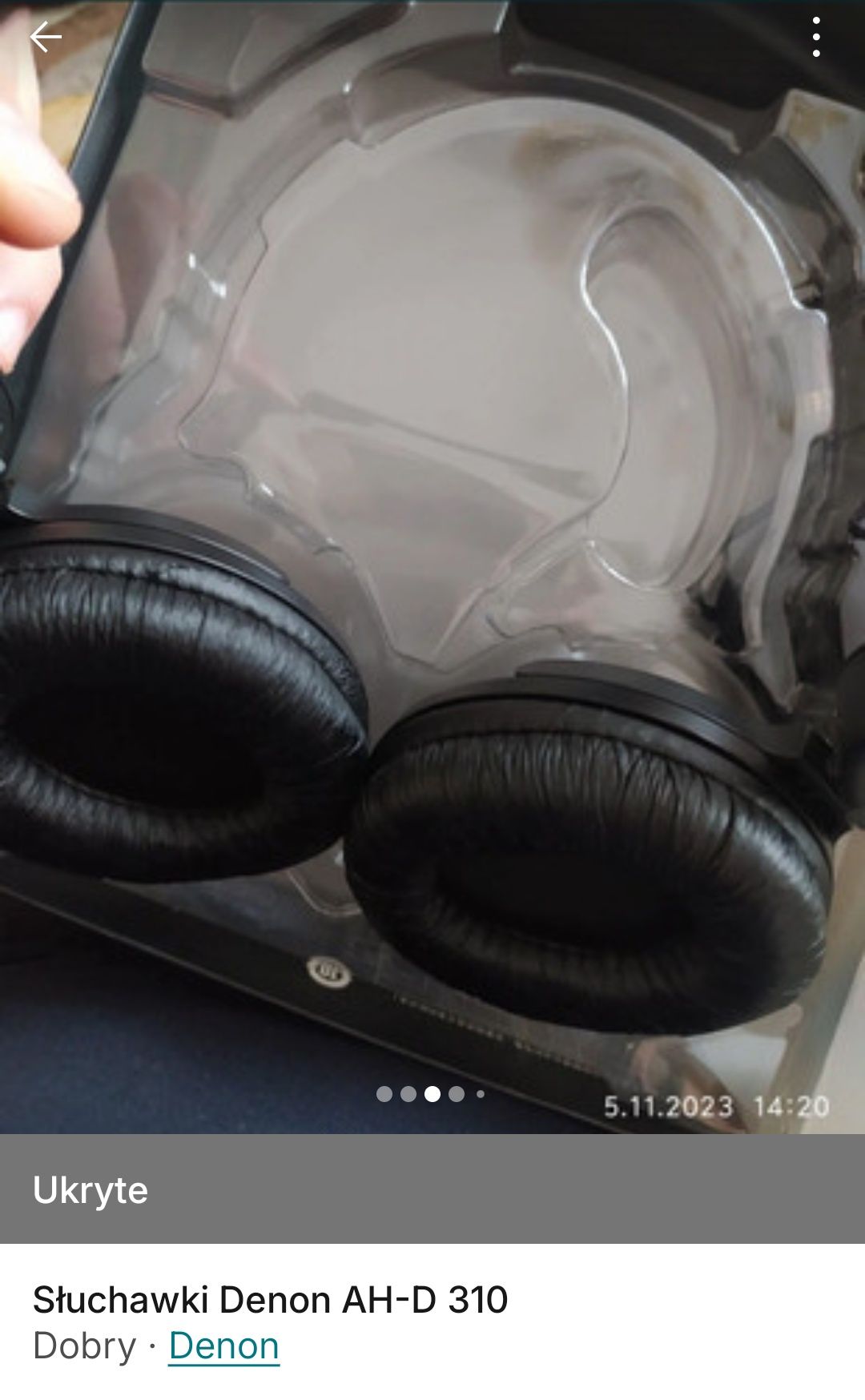 Słuchawki przewodowe Denon AH-D 310