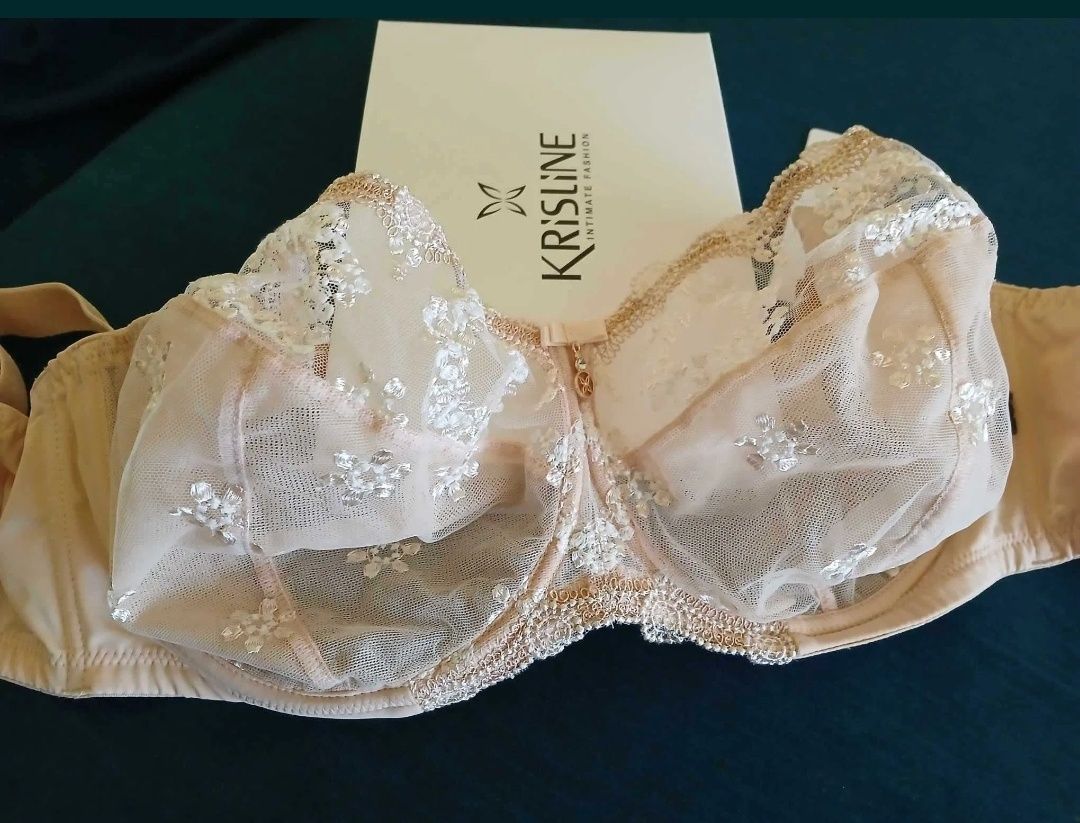 Biustonosz Krisline Fortuna soft 75J kawa beżowy