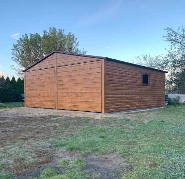 Garaż blaszany dwustanowiskowy 6x5, blaszak,magazyn,hala blaszana,Raty