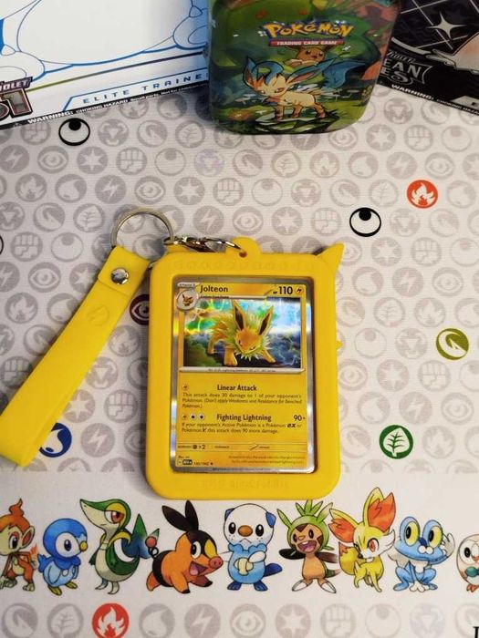 Karta Jolteon MEW 135/165 wraz z etui Pokemon