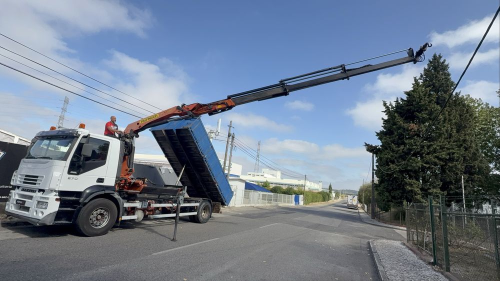 IVECO STRALIS 19Ton 270cv GRUA E BASCULA APENAS 191.000km OPORTUNIDADE