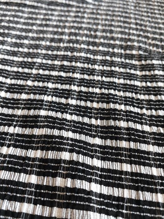 Rozkloszowana krótka sukienka z długim rękawem w paski M Reserved nowa