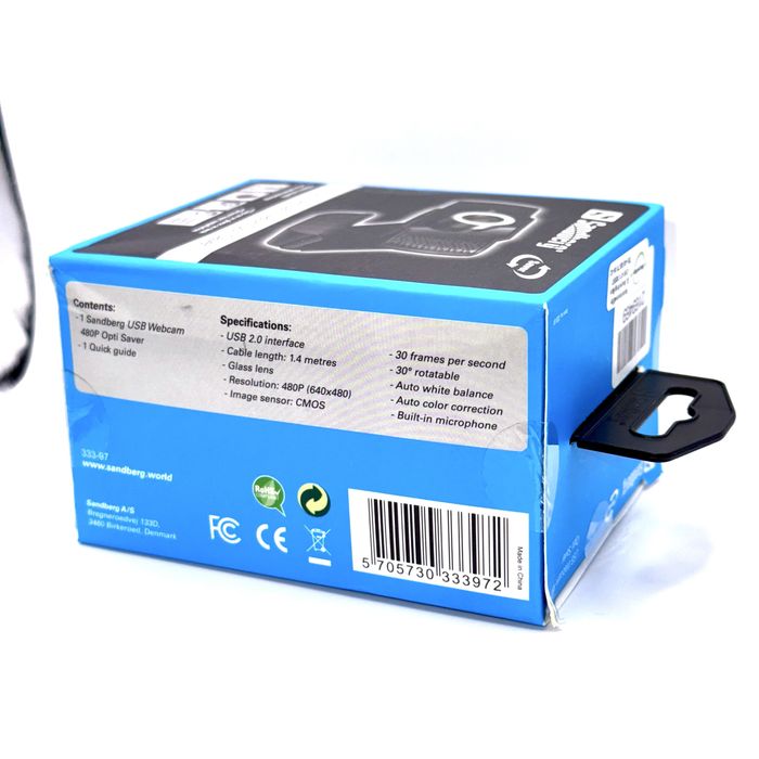 Kamerka internetowa Sandberg USB webcam 480 opti saver