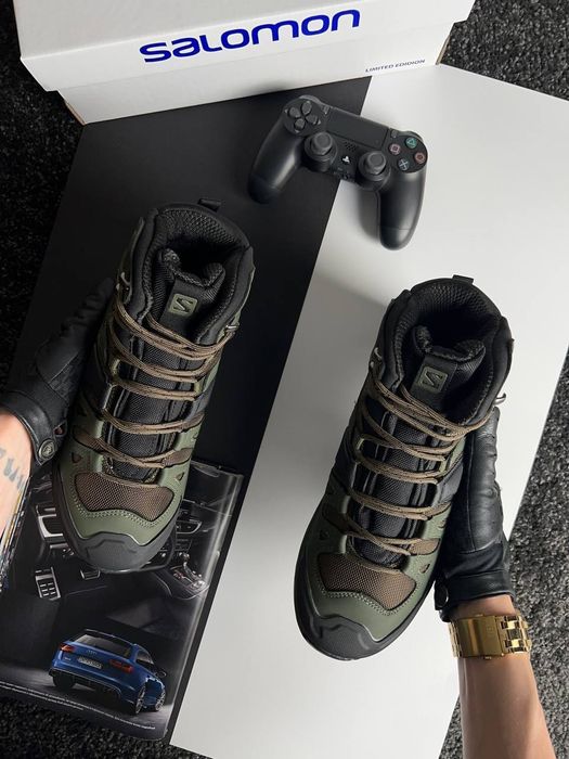 Зимові кросівки чоловічі Salomon Quest 4 GTX Fur 41-46р Хутро Gore-Tex