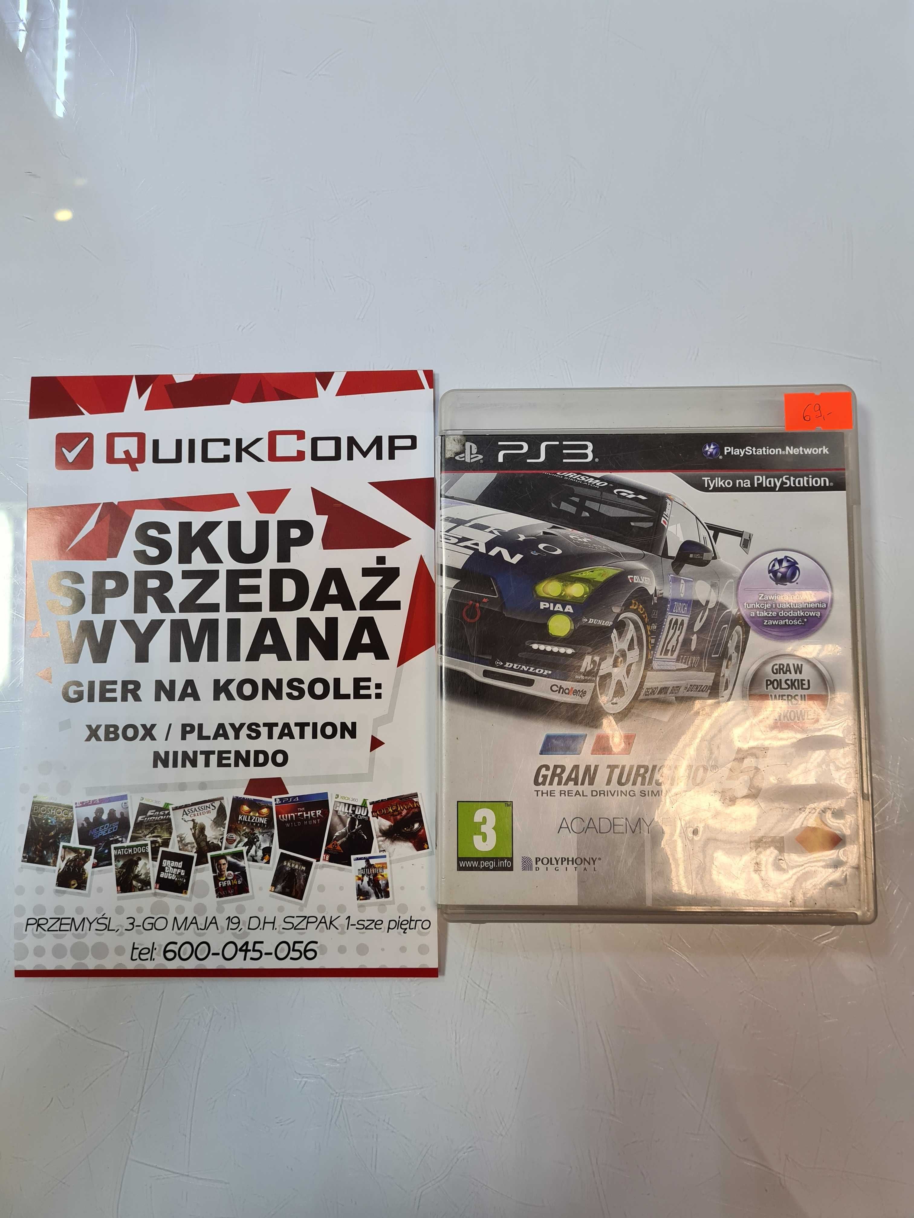 Gra PlayStation 3 PS3 Gran Turismo Academy Gwarancja 1 Rok QUICK-COMP