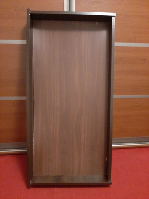 Drewniane łóżeczko 120x60 z misiem z szufladą
