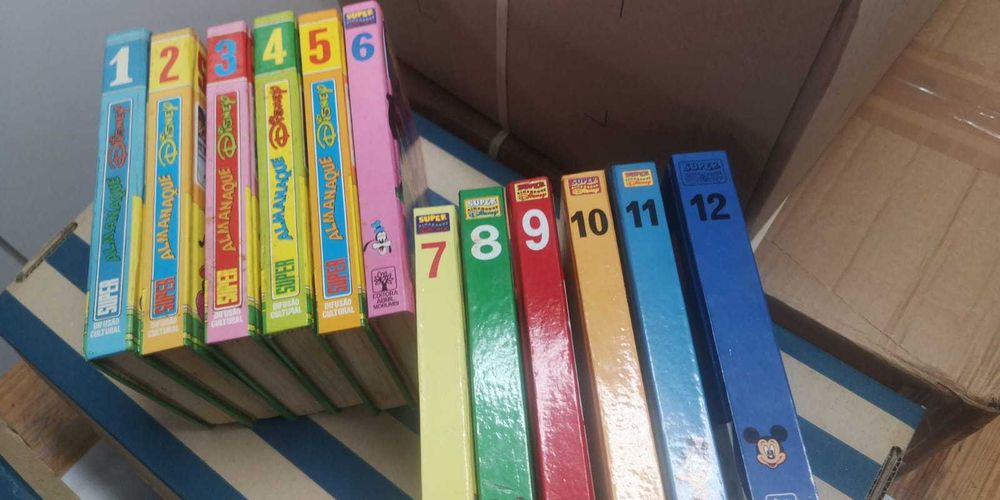 Super almanaque Disney. Anos 80. 12 primeiros numeros
