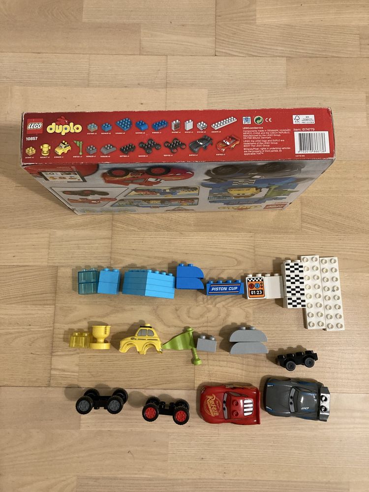 Lego Duplo 10857 wyścig o zloty tłok