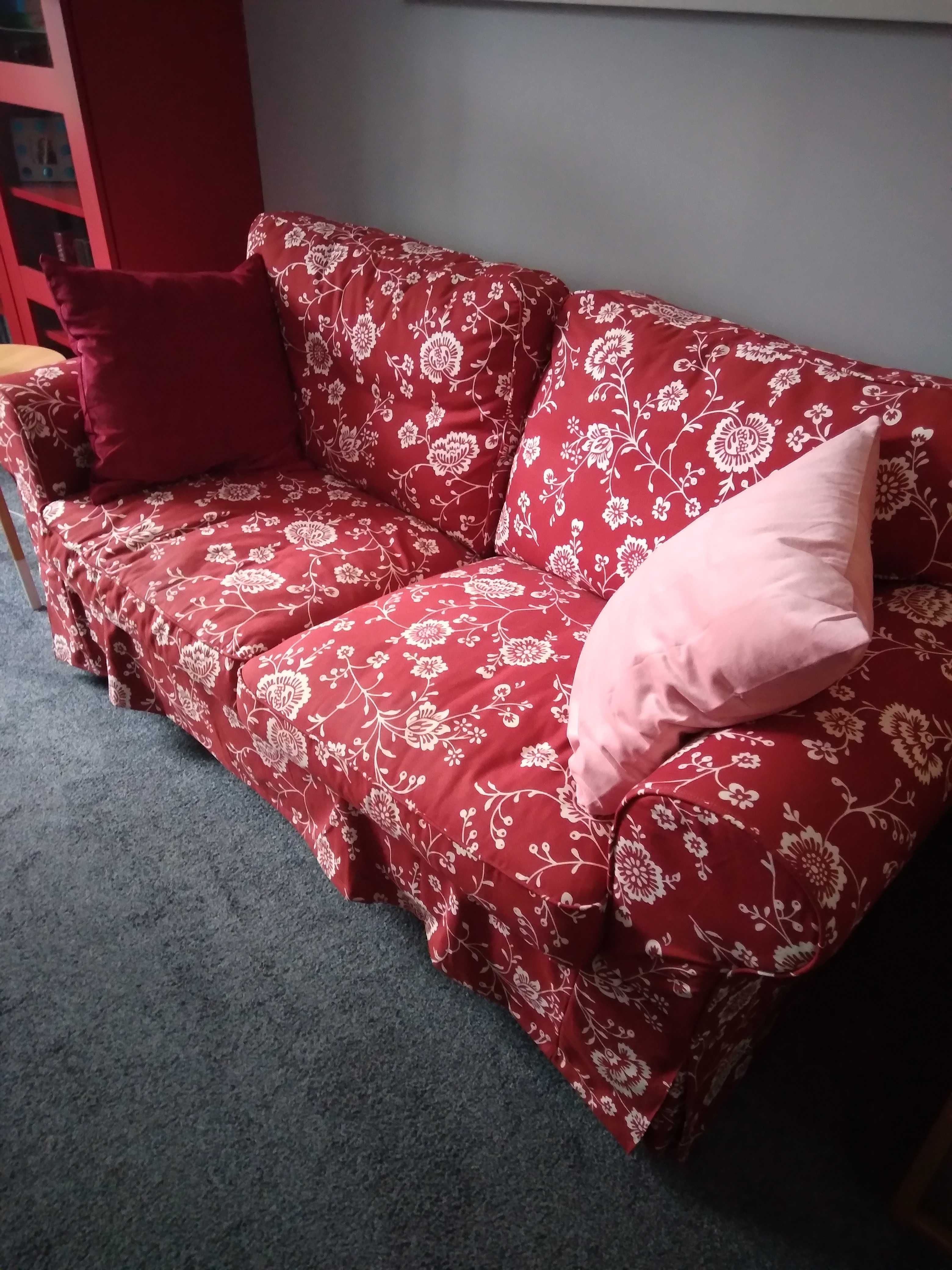Sofa Ektorp 2-osobowa IKEA + zapasowe pokrycie (jak nowa).