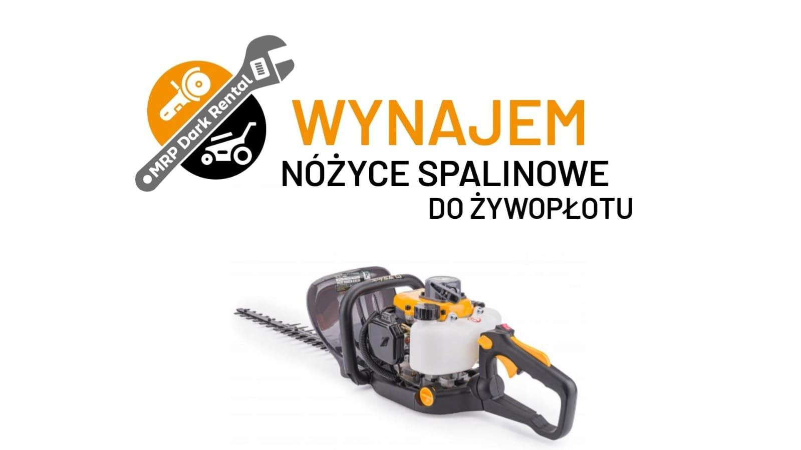 WYNAJEM - nożyce spalinowe/nożyce do żywopłotu