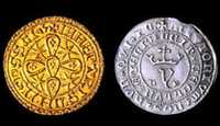 Moedas dos Reis. Colecções Philae.40 moedas Prata e prata banhada Ouro