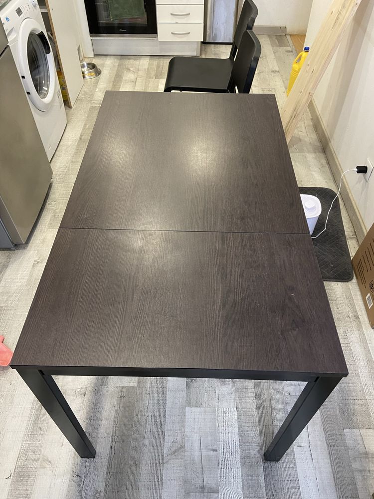 Mesa jantar extensivel cor castanho
