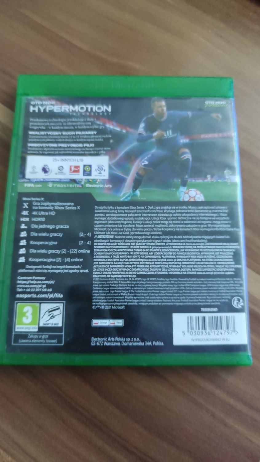 Gra FIFA 22 Xbox x